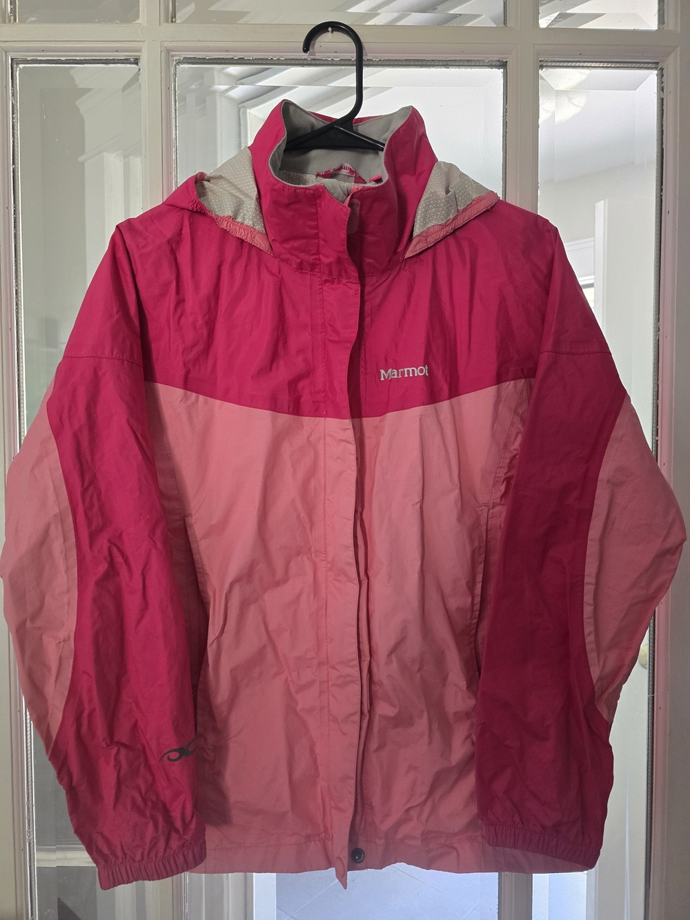 Marmot Youth XL Two-Tone Pink Colorblock Ski Jacket